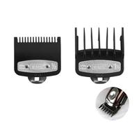 Pince à cheveux en métal avec clip en métal 1/16", 1,5 mm, 4,5 mm, anneau de protection de rechange pour tondeuse à cheveux professionnelle pour tondeuse à cheveux sans fil Wahl 0,5, 1,5 (noir, 1
