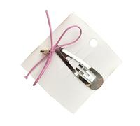 Pince à cheveux en métal avec pendentif en forme de nœud pour les vacances et le printemps