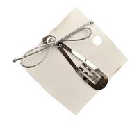 Pince à cheveux en métal avec pendentif en forme de nœud pour les vacances et le printemps