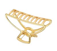 Pince à cheveux en métal pour femme - Pince à cheveux épaisse - Triangle doré