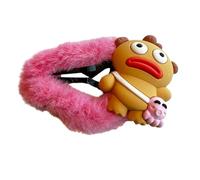 Pince à cheveux en peluche en forme de nuage pour queue de cheval - Mignon poisson clown 3D