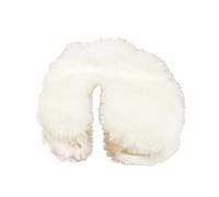 Pince à cheveux en peluche pour femme - Petite pince à cheveux en forme de U pour l'automne et l'hiver - Pour une tenue solide - Décoration de fête - Blanc