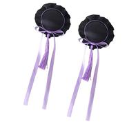 Pince à cheveux en ruban avec nœud papillon pour adolescentes, filles, sous-cultures d'anime, chignons latéraux, décoration de fête sur le thème des années 2000, ornement de cheveux