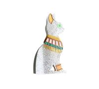 Pince à cheveux esthétique en forme de chats égyptiens - Pince à cheveux solide en acétate pour queue de cheval - Accessoires de cheveux décontractés pour femmes et filles