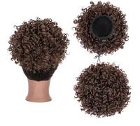 pince à cheveux Extension de queue cheval élastique avec cordon serrage, chignon bou t moelleux, chouchous synthétiques(5)