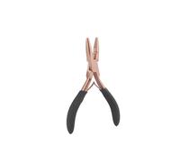 Pince à Cheveux Extension Pince d'extension de cheveux for micro-anneaux, pince à microliens plus proche for coudre des Extensions trame, plumes(Rose Gold)