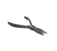 Pince à Cheveux Extension Pince d'extension de cheveux for micro-anneaux, pince à microliens plus proche for coudre des Extensions trame, plumes(1 Black)