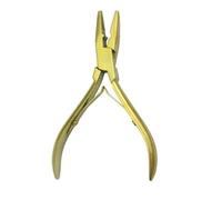 Pince à Cheveux Extension Pince d'extension de cheveux, pince d'application trame, Micro maillons, perles plus proches(Gold)