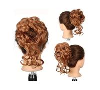 pince à cheveux Extensions de cheveux synthétiques en chignon bou t décoiffé avec élastique(30)