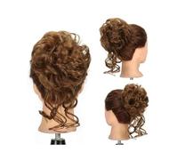 pince à cheveux Extensions de cheveux synthétiques en chignon bou t décoiffé avec élastique(6)