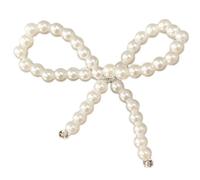 Pince à cheveux faite à la main avec perles et nœud papillon en cristal pour la fabrication de bijoux, barrettes à cheveux, couture