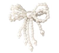 Pince à cheveux faite à la main avec perles et nœud papillon en cristal pour la fabrication de bijoux, barrettes à cheveux, couture