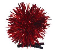 Pince à cheveux festive, avec bandes en aluminium pour filles, enfants, barrettes scintillantes avec boules scintillantes, faites à la main, jolies épingles à cheveux