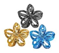 Pince À Cheveux Fleur - Lot De 3 Pinces À Griffes Florales Mode Coiffure - Attaches Cheveux Fleur Pour Femme - Pour Une Utilisation De Les Jours, Soirées, Cosplay, Femmes, Filles, Anniversaire, Vacanc