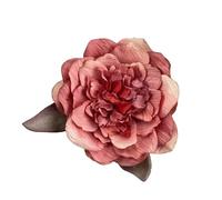 Pince à cheveux fleur pivoine, grande queue de cheval, Barrettes, accessoires for cheveux, épingles à cheveux artificielles, mariage(Color 1)