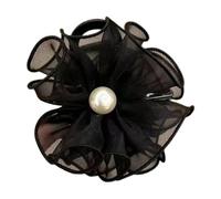 Pince à cheveux florale - Cheveux pour femmes | Cheveux de filles | Pince à cheveux en acrylique avec perle forte tenue, support pour queue de cheval, accessoires de coiffure, barrettes à cheveux pour