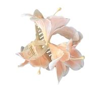Pince à cheveux florale légère - Accessoire élégant conçu pour les femmes qui aiment la mode et l'individualité - Pince à cheveux en forme de fleur