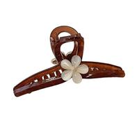 Pince à cheveux florale simple - Pince à cheveux douce - Support pour queue de cheval - Mignon - Forte tenue - Pince à cheveux - Fournitures de cheveux - Petites pinces à cheveux