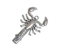 Pince à cheveux Halloween Scorpions pour femme Barrettes Durabilité Alliage Pince à cheveux pour les amateurs de fête