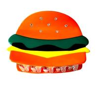 Pince à cheveux Hamburger, pince alimentaire unique pour femme, pinces à cheveux en acétate pour filles, accessoires amusants