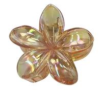 Pince à cheveux hawaïenne, fleur tropicale, pinces à cheveux électroplaquées pour décoration de cheveux | Pinces à griffes avec accessoires de fixation solides pour fêtes sur la