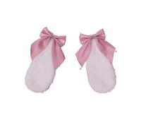 Pince à cheveux Kawaii pour femmes et filles - Adorable lapin en peluche - Épingle à cheveux - Couleur bonbon - Ruban Bowknot Lolita Cosplay Accessoires pour cheveux (épingle)