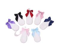 Pince à cheveux Kawaii pour femmes et filles - Adorable lapin en peluche - Épingle à cheveux - Couleur bonbon - Ruban - Nœud Lolita - Accessoires pour cheveux - Bleu