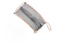 Pince à Cheveux Latérale 30 Dents en Fer Beige pour Femmes | Holds Comfortable, Léger, Style Décoratif, pour Fêtes et Quotidien, Facile à Assortir