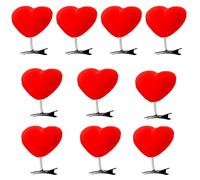 Pince à cheveux Love Heart pour femmes et filles - Accessoires de festival - Épingle à cheveux - Fête de mariage - Clip latéral - Barrettes de printemps pour la Saint-Valentin