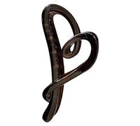 Pince à cheveux mignonne, pince à cheveux mignonne en forme d'amour, forme d'amour élégante avec une forte tenue, accessoires de cheveux à la mode, pince à cheveux mate antidérapante pour l'arrière de