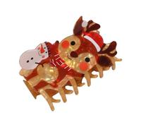 Pince à cheveux motif élan de Noël pratique blanc accessoire de mode décontracté postiches décoration de cheveux pour femmes et filles Clip de dessin animé