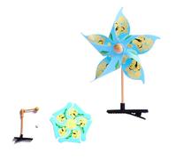 Pince à cheveux Moulin à vent Accessoire pour les femmes et les enfants Ajoutez du plaisir et du charme à vos tenues quotidiennes et événements, accessoire d'assemblage facile