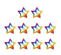 Pince à cheveux multi-formes au choix - Couleur arc-en-ciel - Style années 2000 - Barrettes à cheveux à ressort pour adolescentes - Accessoires pour femme fine - Antidérapantes