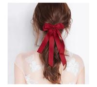 Pince à cheveux noeud Épingle à cheveux avec nœud en tissu for femmes et filles, pinces à cheveux avec nœud noir et blanc, accessoires for cheveux mariage(2)