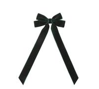 Pince à cheveux noeud Épingles à cheveux Vintage avec grand nœud en velours, Barrettes for femmes et filles, Long ruban de mariage, pince à cheveux coréenne, accessoires for cheveux mariage(3916-39,4P