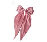 Pince à cheveux noeud Pince à cheveux polyvalente à gros nœud for femmes, couleur unie, demi-cravate, accessoires for queue de cheval, printemps/été mariage(10)