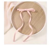 Pince à cheveux noeud Pinces à cheveux avec pompon en ruban et nœud papillon, épingle à cheveux for femmes et filles, Barrettes à nœuds longs, accessoires for pince à tête mariage(3631-2,1 Pcs)