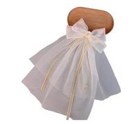 Pince à cheveux noeud Princess Pompom Hairpins Big Blue Bows Hair Clip Long Ribbon Duckbill Clip Girl School Hairgrips Headwear mariage(Lavender)