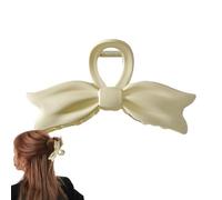 Pince à cheveux nœud papillon - Mâchoire antidérapante robuste, large barrette, accessoire pour cheveux sécurisé, tenue confortable, grande pince à griffes pour femmes et filles, cheveu longs et fins