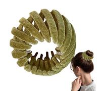 Pince à cheveux - Outil de coiffure extensible pour, accessoire flexible pour queue de cheval avec structure de poignée emboîtable, fonction de création rapide et élégante, idéal pour les femm