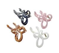 Pince À Cheveux Papillon Dégradé for Filles, Accessoire De Requin D'été