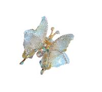Pince à cheveux papillon volant pour filles - Jolie aile mobile 3D avec strass - Pour femme - Pour un usage quotidien - Toutes assorties