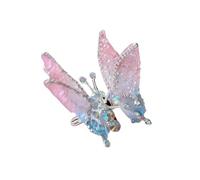 Pince à cheveux papillon volant pour filles - Jolie aile mobile 3D avec strass - Pour femme - Pour un usage quotidien - Toutes assorties