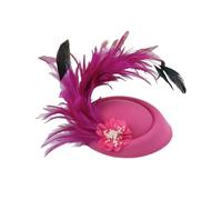 Pince à cheveux pour adolescents avec décoration en feutre en forme de chapeau vintage pour prendre des photos d'épingles à cheveux de mariée