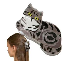 Pince à cheveux pour chat | Petites pinces à cheveux drôles de chats | Mini griffes pour cheveux courts décoratifs pour accessoires de pépatoire