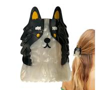 Pince à cheveux pour chien | Épingles à cheveux antidérapantes pour chien - Pince à cheveux courte portable pour femme, berger, animal court pour la maison, le dortoir, les voyages, l'appartement,