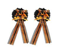 Pince à cheveux pour femme et fille - Nœud long en ruban pour les vacances, les bals masqués, les fêtes, les chignons