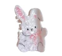 Pince à cheveux pour lapins Saint Valentin Grande pince à cheveux Ornement unique Épingle à cheveux tendance unique Ornementatio