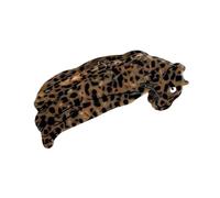 Pince à cheveux pour léopards Saint Valentin Grande pince à cheveux Ornement unique Épingle à cheveux Fleur unique