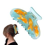 Pince à cheveux pour réservoir de poisson, pince à cheveux en acétate, mignonne mode poisson, outil de coiffure, accessoire de coiffure, accessoire de coiffure moderne, sécurisation des pinces à crabe